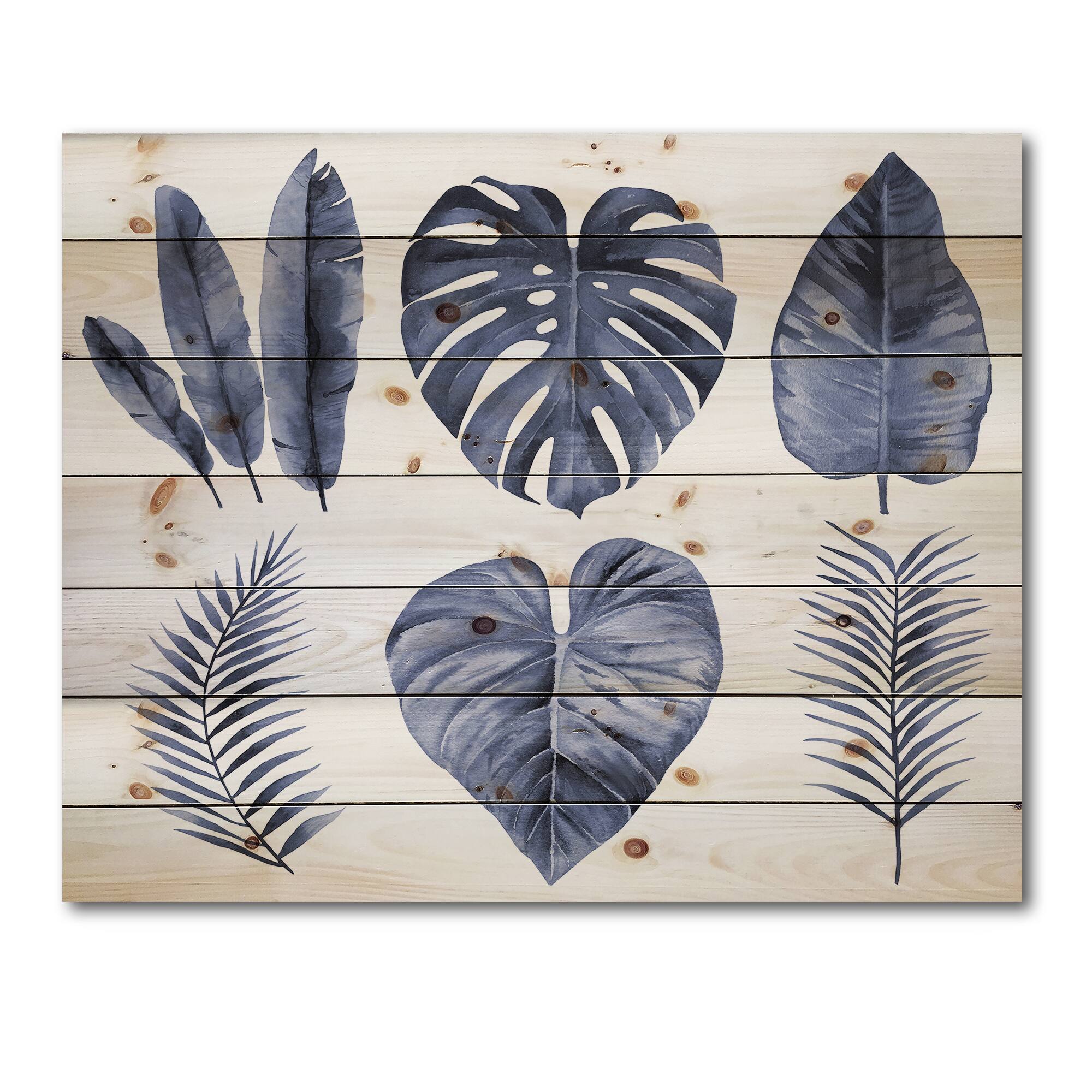 Designart - Tropical Watercolour Leaves I